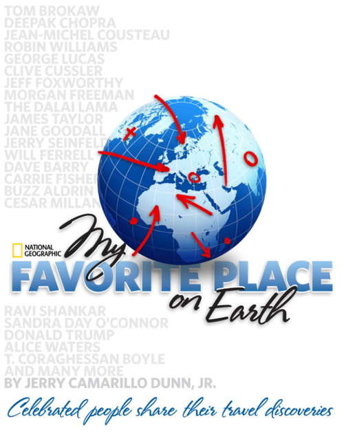 Book cover of My Favorite Place on Earth: Celebrated People Share Their Travel Discoveries