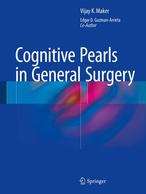 Book cover of Cognitive Pearls in General Surgery