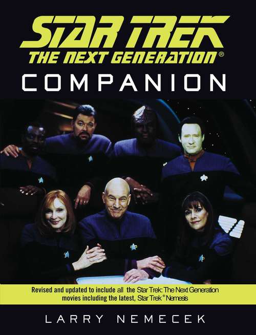 Book cover of The Star Trek: The Next Generation Companion: Revised Edition