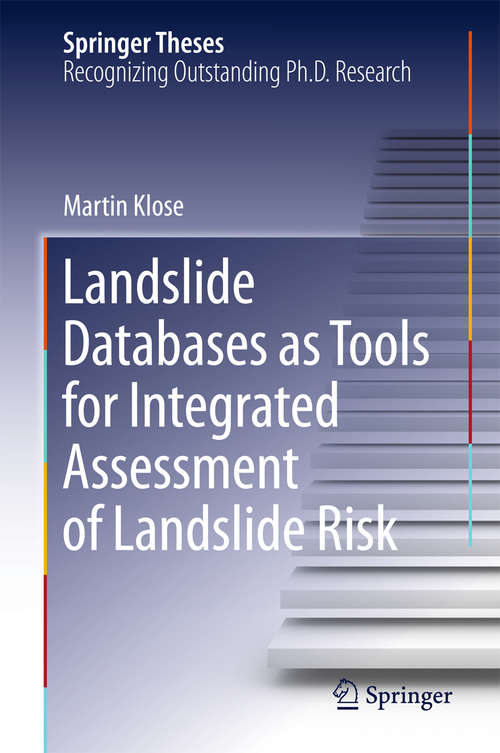 Book cover of Landslide Databases as Tools for Integrated Assessment of Landslide Risk