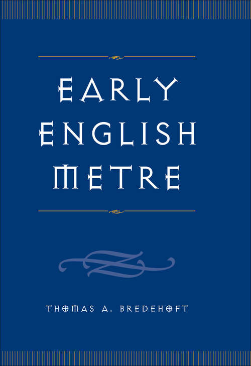 Book cover of Early English Metre