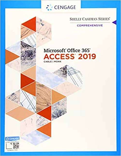 Microsoft Office 365 and Access2019 Comprehensive (Shelly Cashman)
