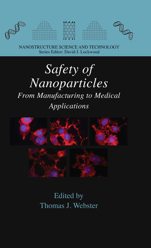 Book cover of Safety of Nanoparticles