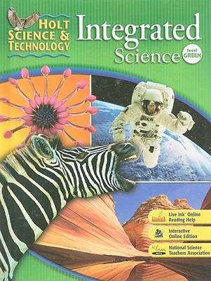 Book cover of Holt Science and Technology: Integrated Science, Level Green