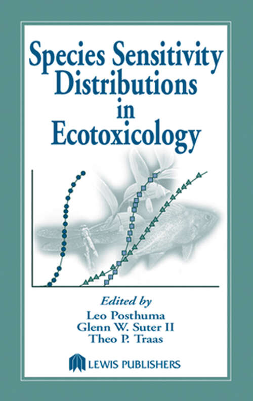 Book cover of Species Sensitivity Distributions in Ecotoxicology (1)