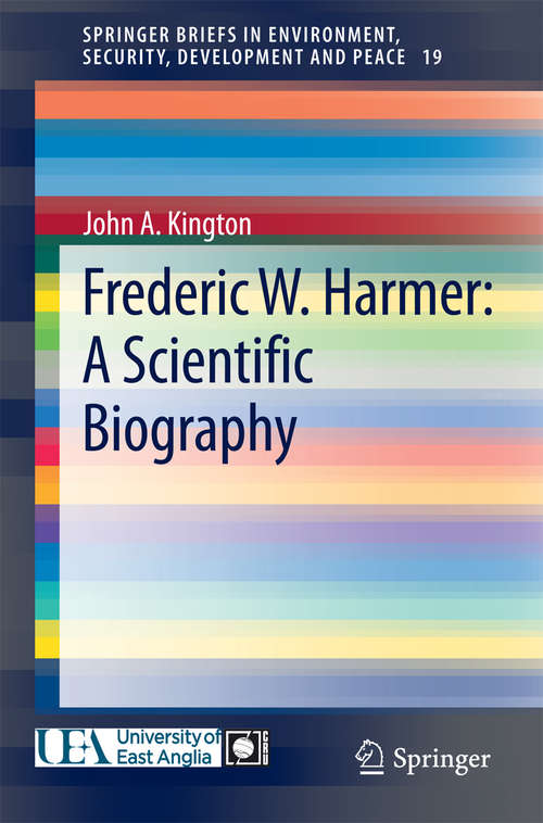 Book cover of Frederic W. Harmer: A Scientific Biography