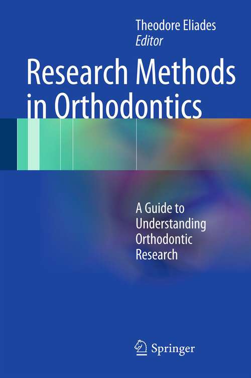 Book cover of Research Methods in Orthodontics