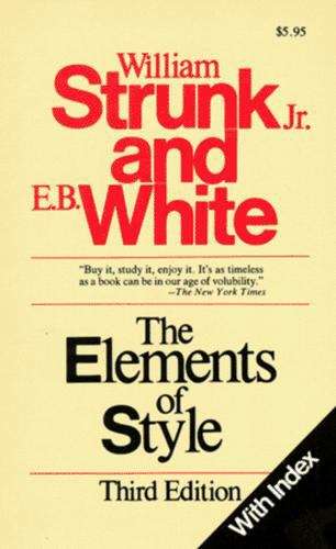 The Elements of Style (3rd edition)