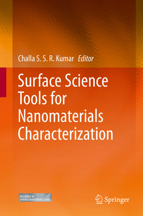 Book cover of Surface Science Tools for Nanomaterials Characterization