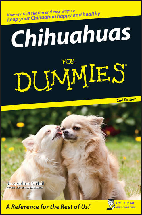 Book cover of Chihuahuas For Dummies