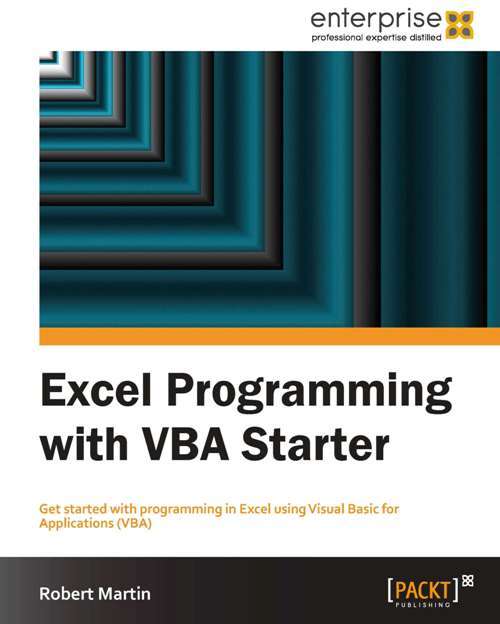 Book cover of Excel Programming with VBA Starter