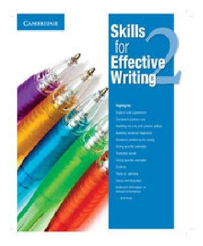 Book cover of Skills for Effective Writing  2