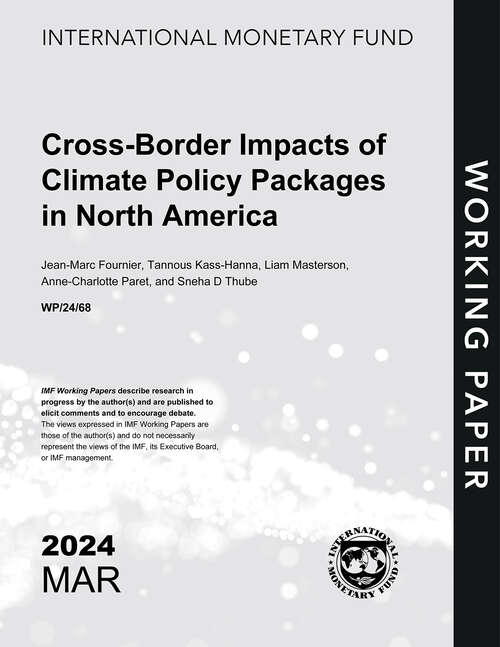 Book cover of Cross-Border Impacts of Climate Policy Packages in North America