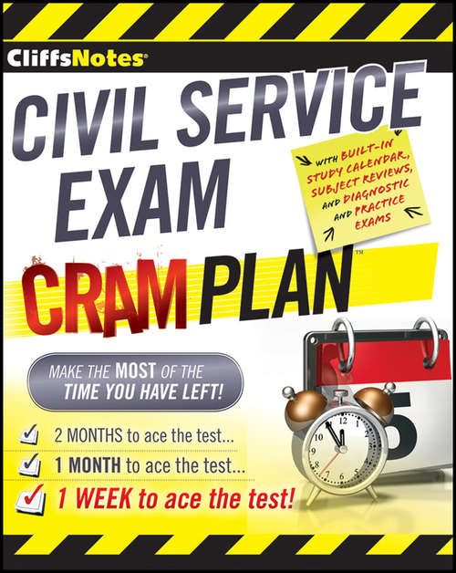 Book cover of CliffsNotes Civil Service Exam Cram Plan
