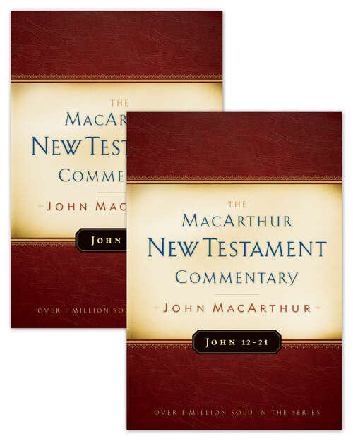 Book cover of John Volumes 1 & 2 MacArthur New Testament Commentary Set (New Edition) (MacArthur New Testament Commentary Series)