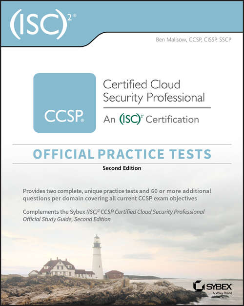 Book cover of (ISC)2 CCSP Certified Cloud Security Professional Official Practice Tests (2)