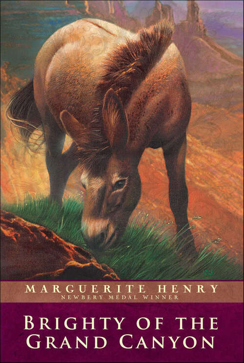 Book cover of Brighty of the Grand Canyon (Marguerite Henry Horseshoe Library)