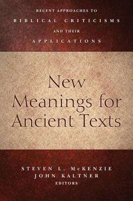 Book cover of New Meanings for Ancient Texts