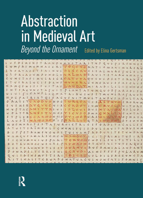 Book cover of Abstraction in Medieval Art: Beyond the Ornament (1)