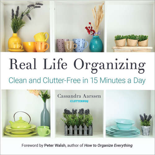 Book cover of Real Life Organizing: Clean and Clutter-Free in 15 Minutes a Day (Clutterbug Ser.)