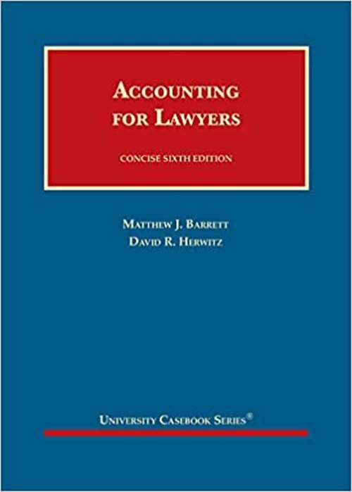 Accounting For Lawyers, Concise