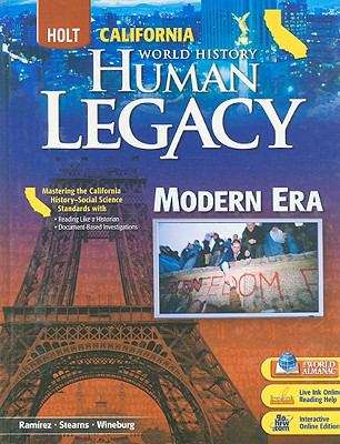 Book cover of California Holt World History: Modern Era