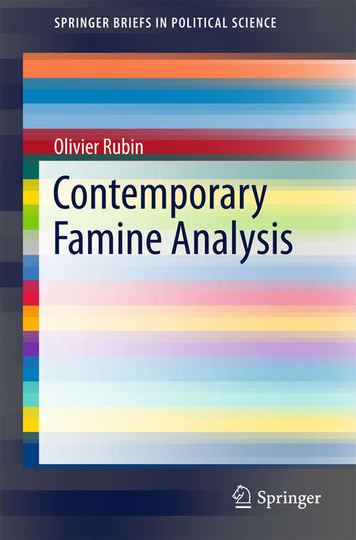 Book cover of Contemporary Famine Analysis