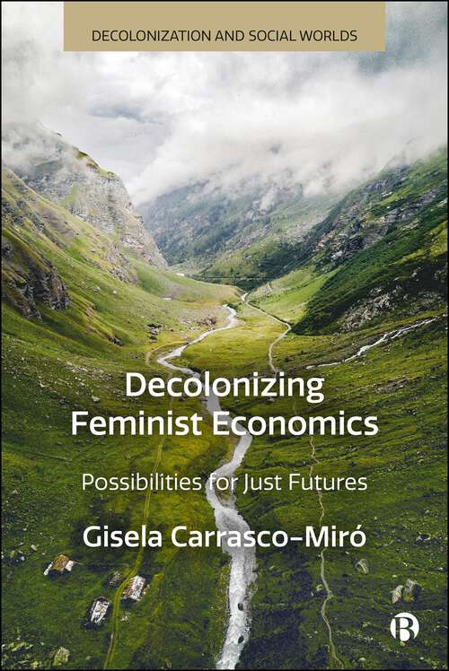 Book cover of Decolonizing Feminist Economics: Possibilities for Just Futures (First Edition) (Decolonization and Social Worlds)