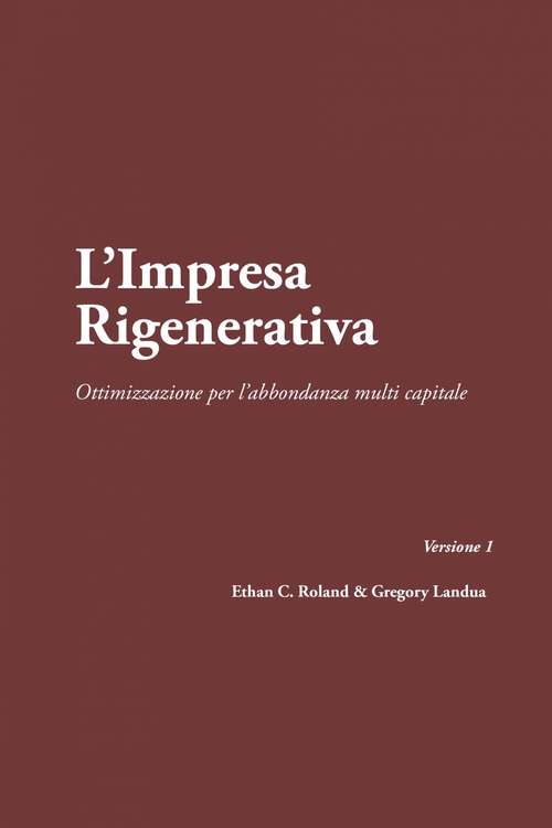 Book cover of L'impresa rigenerativa