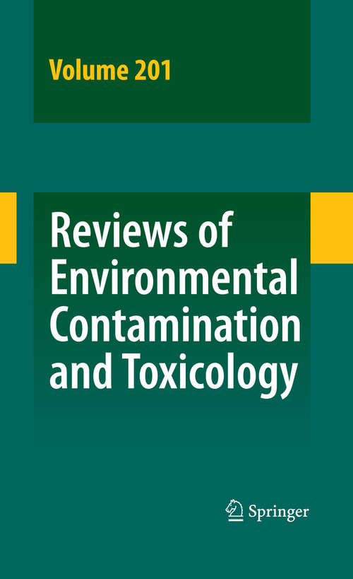 Book cover of Reviews of Environmental Contamination and Toxicology 201