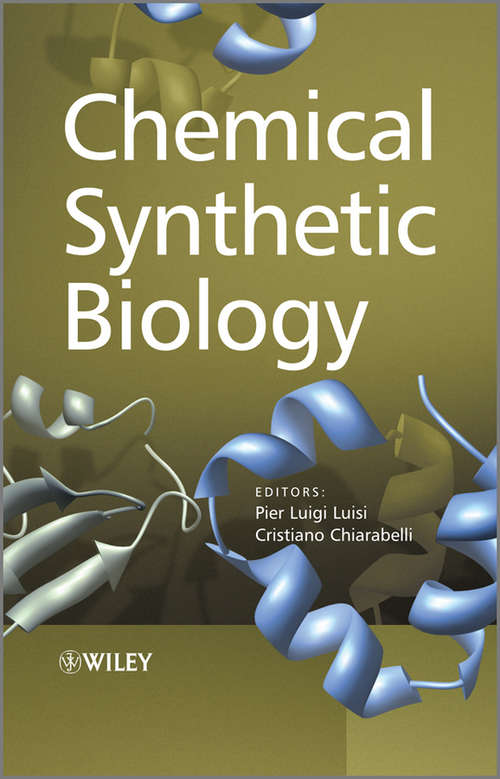Book cover of Chemical Synthetic Biology