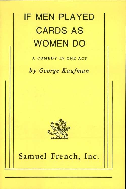 Book cover of If Men Played Cards As Women Do