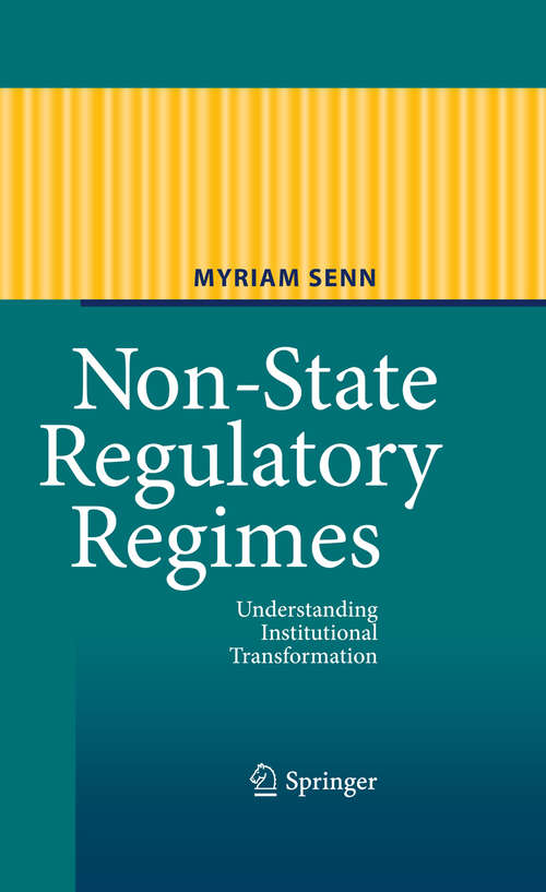 Book cover of Non-State Regulatory Regimes