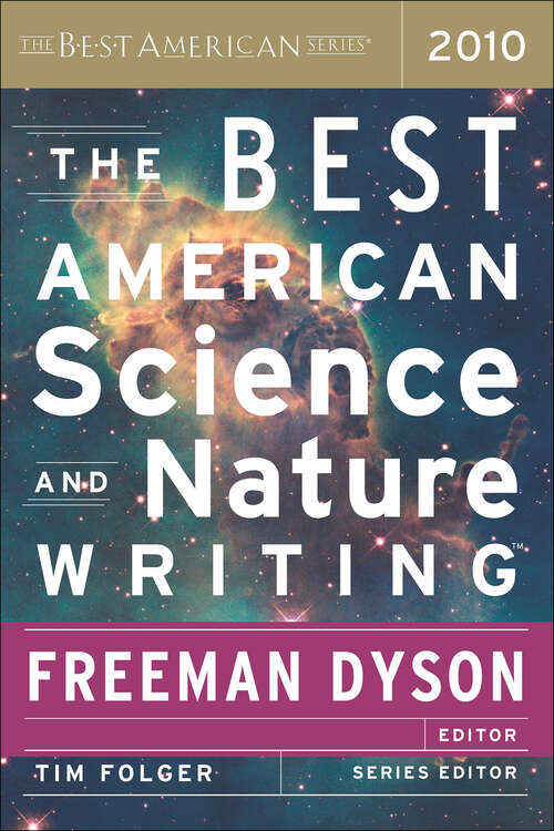 Book cover of The Best American Science and Nature Writing 2010