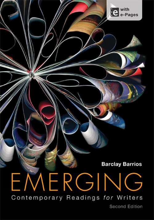 Book cover of Emerging: Contemporary Readings for Writers