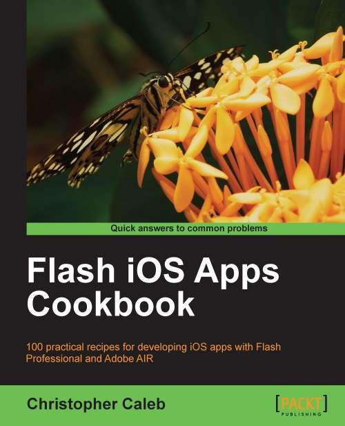 Book cover of Flash iOS Apps Cookbook