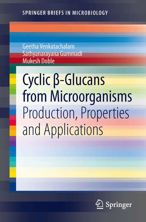 Book cover of Cyclic β-Glucans from Microorganisms