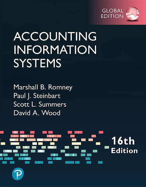 Book cover of Accounting Information Systems, Global Edition (16)
