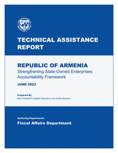 Book cover of Republic of Armenia: Technical Assistance Report-Strengthening State-Owned Enterprises Accountability Framework
