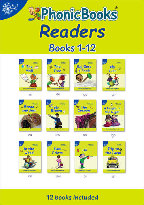 Book cover of Phonic Books Dandelion Readers Vowel Spellings Level 1 The Mail: Decodable Books for Beginner Readers Vowel Teams (Phonic Books Beginner Decodable)