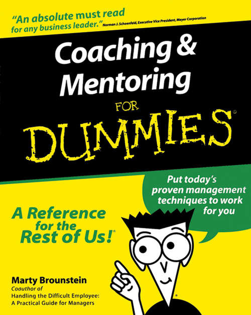 Coaching and Mentoring For Dummies