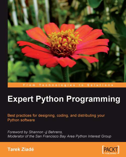 Book cover of Expert Python Programming