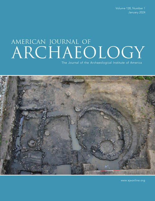 Book cover of American Journal of Archaeology, volume 128 number 1 (January 2024)