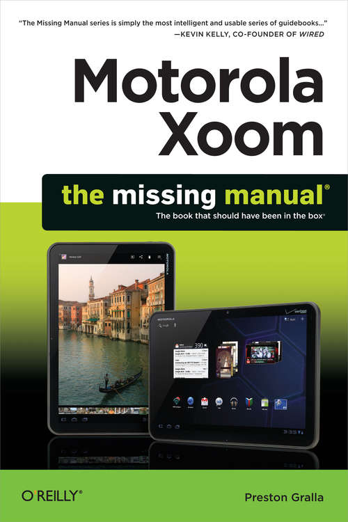 Book cover of Motorola Xoom: The Missing Manual