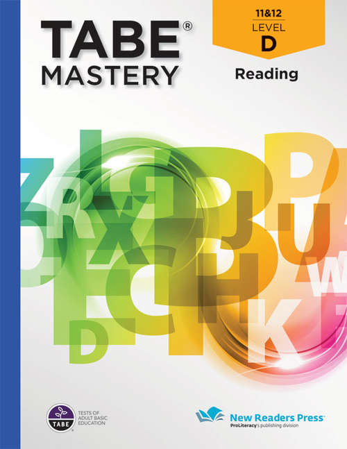 Book cover of Tabe® Mastery Level D Reading