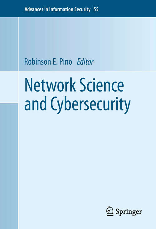 Book cover of Network Science and Cybersecurity