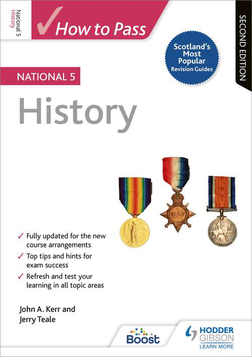 Book cover of How to Pass National 5 History: Second Edition Ebook