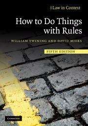 Book cover of How to Do Things with Rules