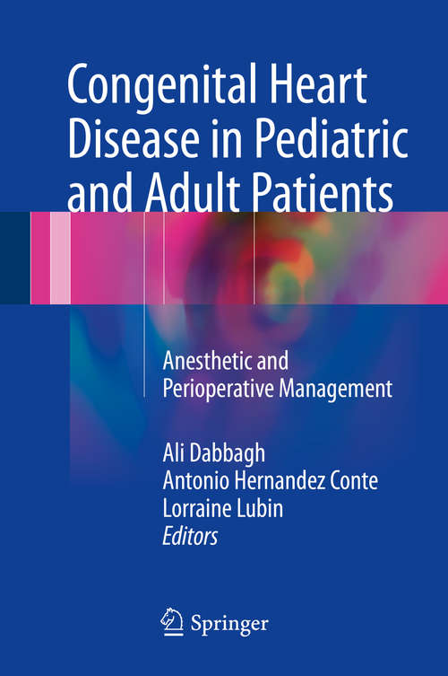 Book cover of Congenital Heart Disease in Pediatric and Adult Patients