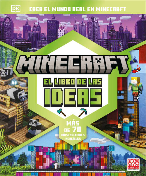 Book cover of Minecraft: El libro de las ideas (The Minecraft Ideas Book)